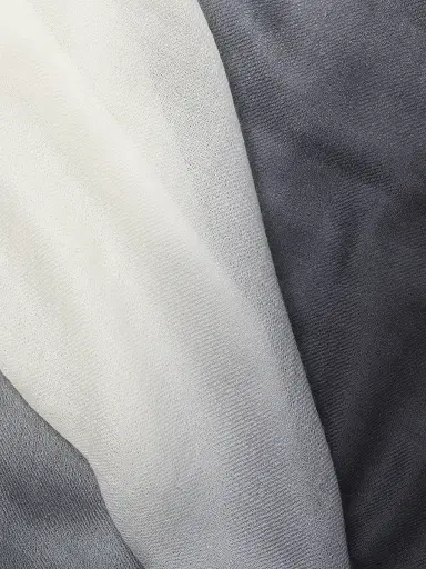 Sofia Cashmere Women's Ombré CashmereScarf - Black White | Thumbnail 4