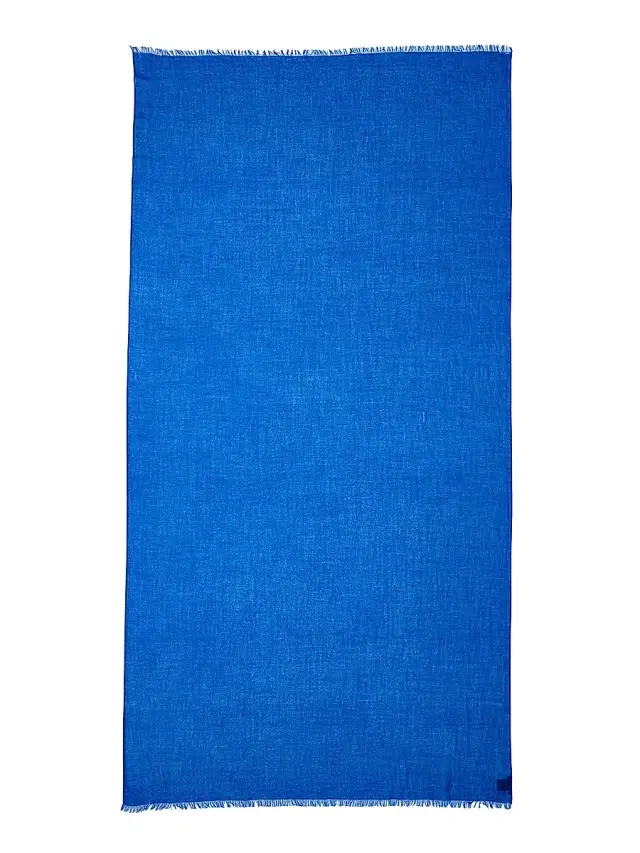 Women's Lightweight Cashmere Scarf - Cobalt