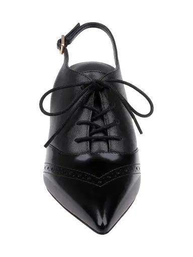 L'Agence Women's Shreya 80MM Leather Slingback Pumps | Thumbnail 4 L'Agence Women's Shreya 80MM Leather Slingback Pumps | Thumbnail 4