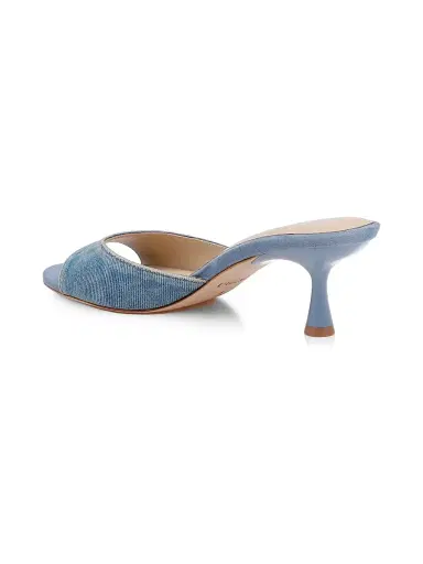 L'Agence Women's Arleen 60MM Denim Sandals - Light Denim - Size 6.5 | Thumbnail 3 L'Agence Women's Arleen 60MM Denim Sandals - Light Denim - Size 6.5 | Thumbnail 3
