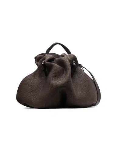 NEOUS Women's Taurus Dumpling Raffia-Leather Tote Bag | Thumbnail 1