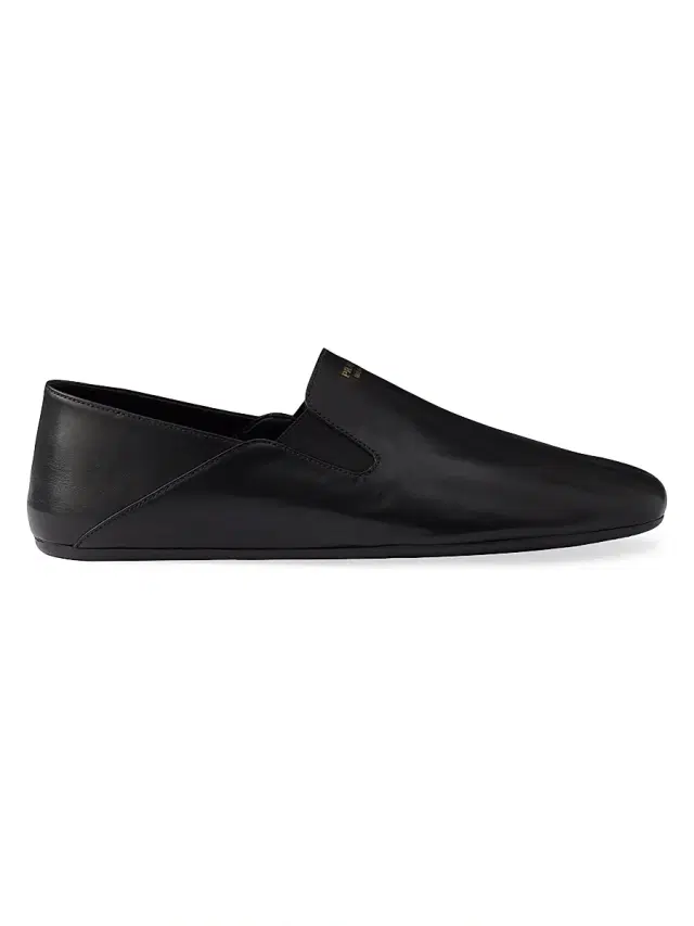 Prada Men's Leather Loafers - Black