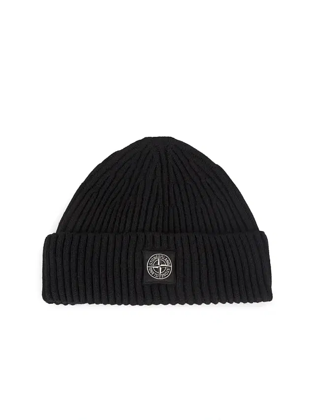Men's Logo Wool Beanie - Black