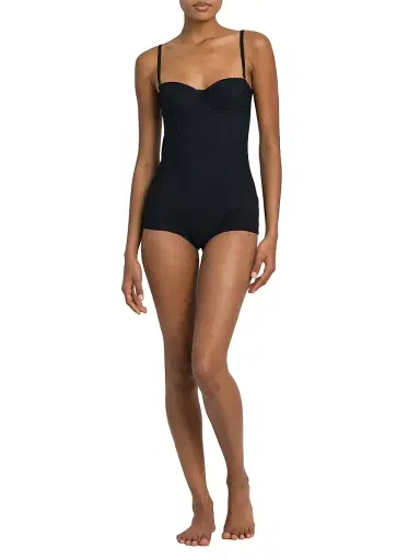 Dolce & Gabbana Women's Balconette One-Piece Swimsuit - Nero - Size Small | Thumbnail 2 Dolce & Gabbana Women's Balconette One-Piece Swimsuit - Nero - Size Small | Thumbnail 2