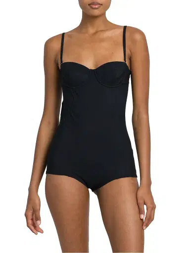 Dolce & Gabbana Women's Balconette One-Piece Swimsuit - Nero - Size Small | Thumbnail 3 Dolce & Gabbana Women's Balconette One-Piece Swimsuit - Nero - Size Small | Thumbnail 3