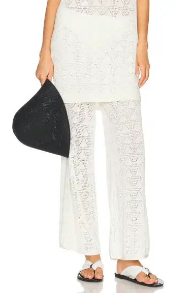 Loulou de Saison Egeo Knit Pant | Thumbnail 1 Loulou de Saison Egeo Knit Pant | Thumbnail 1