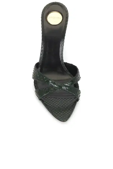Saint Laurent Gippy Python Mule Sandal | Thumbnail 4