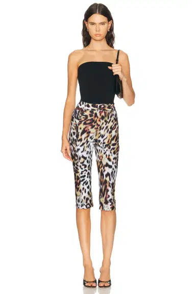 Norma Kamali Pedal Pusher Capri Pant | Thumbnail 5 Norma Kamali Pedal Pusher Capri Pant | Thumbnail 5