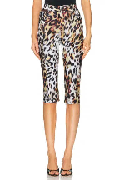 Norma Kamali Pedal Pusher Capri Pant | Thumbnail 1 Norma Kamali Pedal Pusher Capri Pant | Thumbnail 1