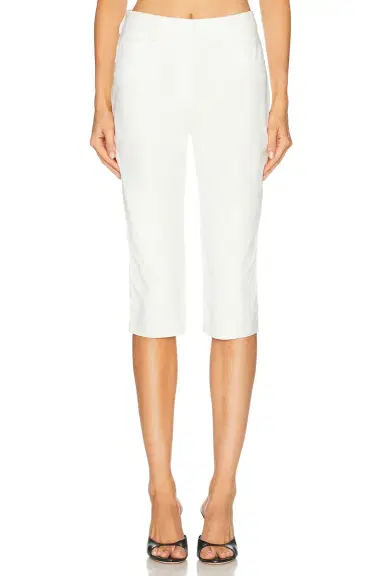 Norma Kamali Pedal Pusher Capri Pant | Thumbnail 1 Norma Kamali Pedal Pusher Capri Pant | Thumbnail 1