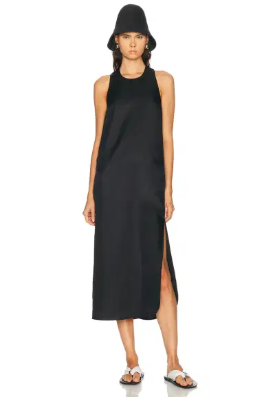 Loulou de Saison Paloma Twist Detail Dress | Thumbnail 1 Loulou de Saison Paloma Twist Detail Dress | Thumbnail 1