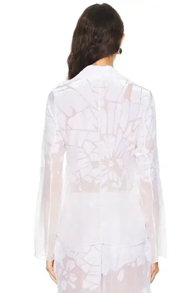 Grace Ling Cracked Tailored Shirt | Thumbnail 3 Grace Ling Cracked Tailored Shirt | Thumbnail 3