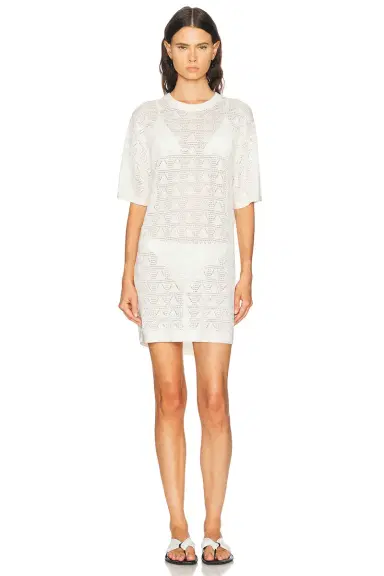 Loulou de Saison Armas Knit T-Shirt Dress | Thumbnail 1 Loulou de Saison Armas Knit T-Shirt Dress | Thumbnail 1