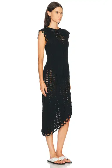 Loulou de Saison Malena Asymmetric Sleeveless Dress | Thumbnail 2