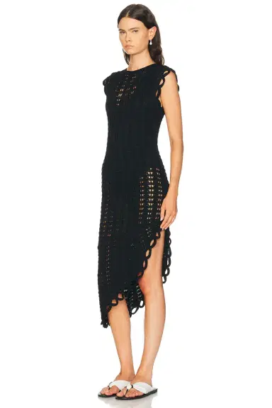 Loulou de Saison Malena Asymmetric Sleeveless Dress | Thumbnail 3