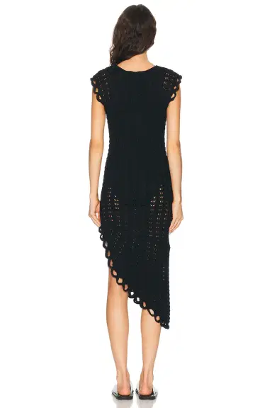 Loulou de Saison Malena Asymmetric Sleeveless Dress | Thumbnail 4