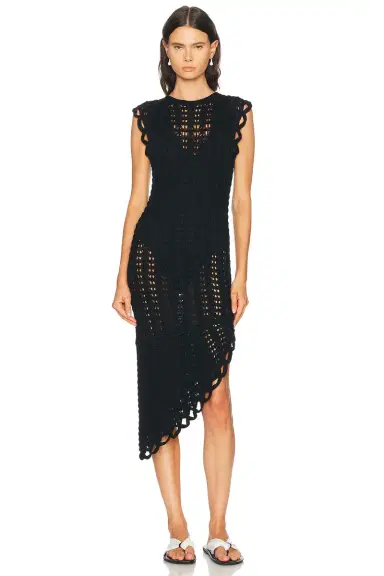 Loulou de Saison Malena Asymmetric Sleeveless Dress | Thumbnail 1