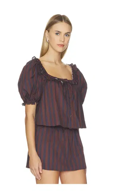 WeWoreWhat Puff Sleeve Button Up Top | Thumbnail 2 WeWoreWhat Puff Sleeve Button Up Top | Thumbnail 2