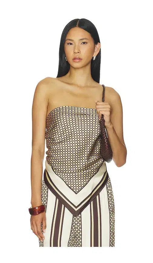 Shona Joy Tyler Silk Scarf Top