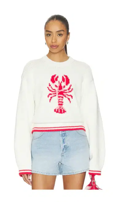 Lovers and Friends Cayden Lobster Sweater | Thumbnail 1 Lovers and Friends Cayden Lobster Sweater | Thumbnail 1
