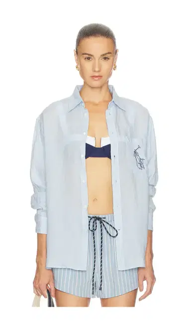 Polo Ralph Lauren Linen Long Sleeve Sport Shirt | Thumbnail 2