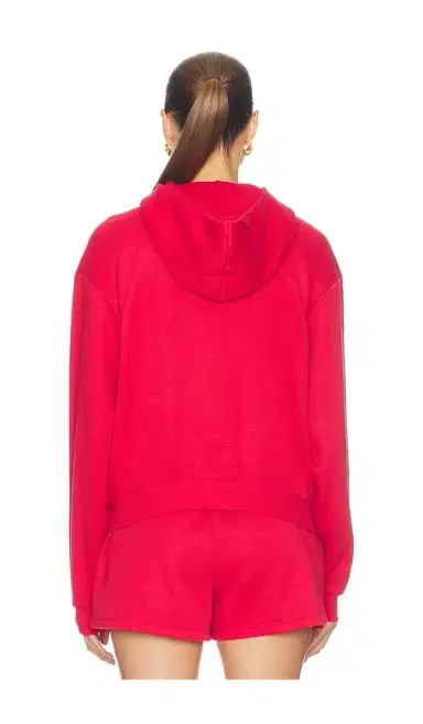 Skims Cotton Fleece Classic Zip Up Hoodie | Thumbnail 4