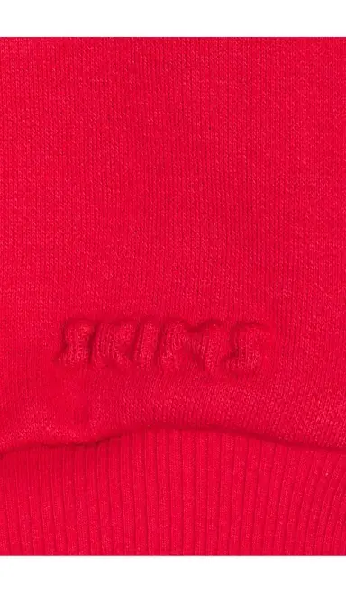 Skims Cotton Fleece Classic Zip Up Hoodie | Thumbnail 6