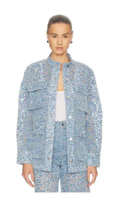 Veronica Beard Lane Jacket W/ Burnout Floral | Thumbnail 2 Veronica Beard Lane Jacket W/ Burnout Floral | Thumbnail 2