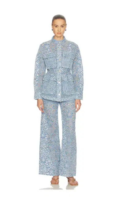 Veronica Beard Lane Jacket W/ Burnout Floral | Thumbnail 5 Veronica Beard Lane Jacket W/ Burnout Floral | Thumbnail 5