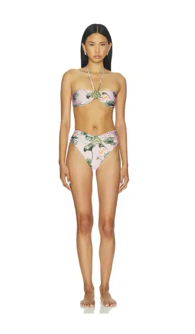 PatBo Lotus High Waist Bikini Bottom | Thumbnail 4 PatBo Lotus High Waist Bikini Bottom | Thumbnail 4