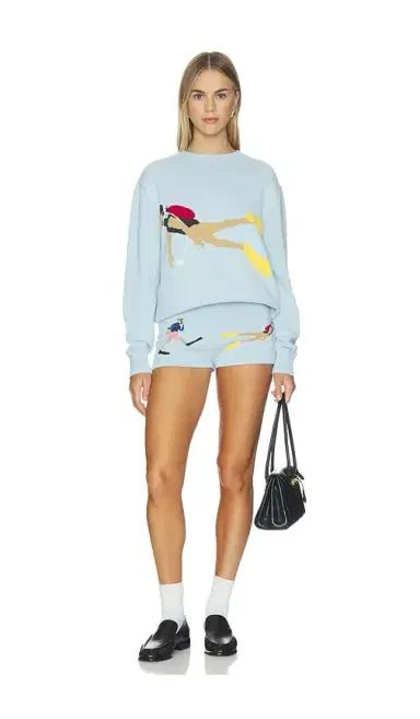 Yellow The Label Diver Knit Top | Thumbnail 4
