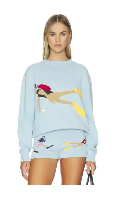 Yellow The Label Diver Knit Top | Thumbnail 1