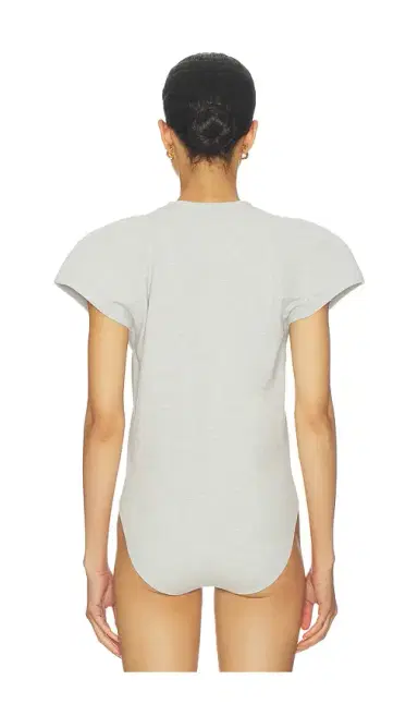 Norma Kamali Cap Sleeve Bomber Bodysuit | Thumbnail 4 Norma Kamali Cap Sleeve Bomber Bodysuit | Thumbnail 4