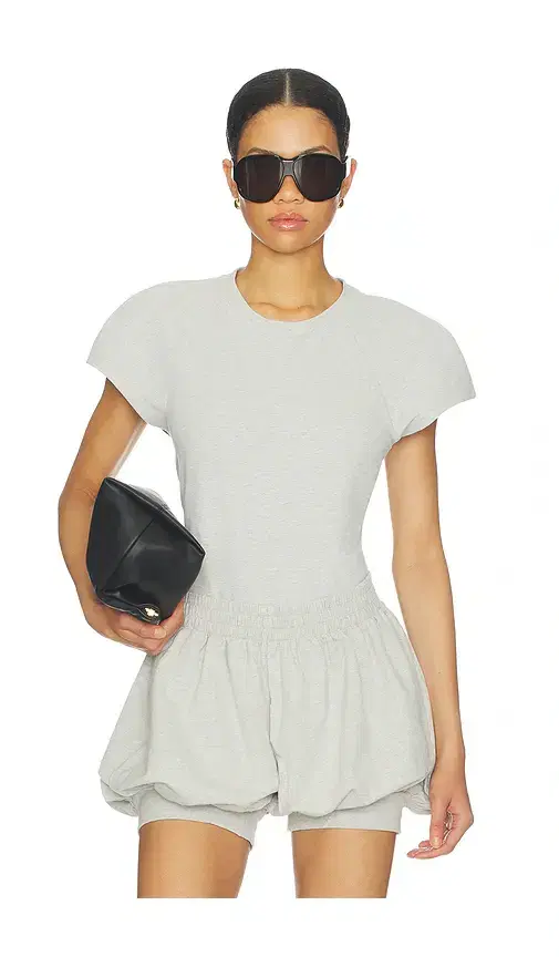 Cap Sleeve Bomber Bodysuit