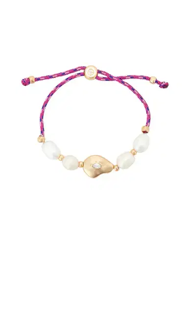 Ettika Gold And Pearl Cord Bracelet | Thumbnail 2 Ettika Gold And Pearl Cord Bracelet | Thumbnail 2