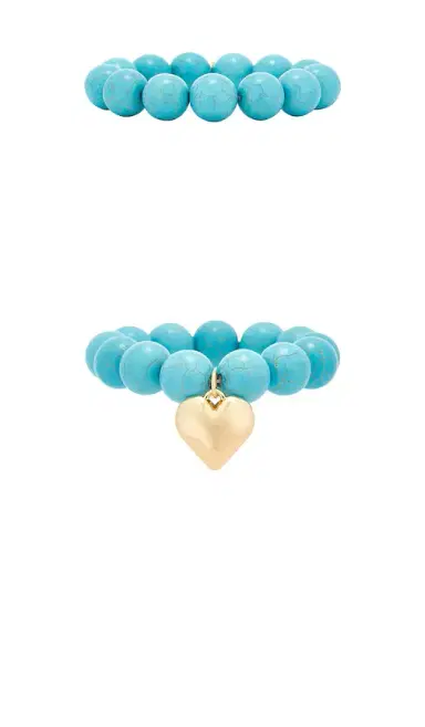 Ettika Luck And Love Turquoise Bracelet Set | Thumbnail 5 Ettika Luck And Love Turquoise Bracelet Set | Thumbnail 5