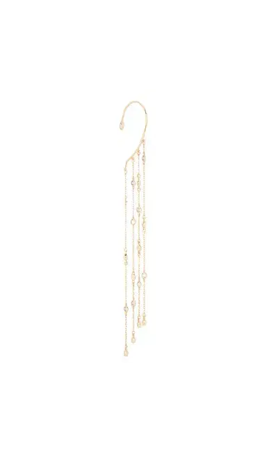 Ettika Linear Chains Statement Ear Cuff | Thumbnail 1 Ettika Linear Chains Statement Ear Cuff | Thumbnail 1