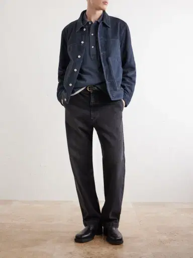 OFFICINE GÉNÉRALE Jordy Cotton-Twill Polo Shirt - Men | Thumbnail 2 OFFICINE GÉNÉRALE Jordy Cotton-Twill Polo Shirt - Men | Thumbnail 2