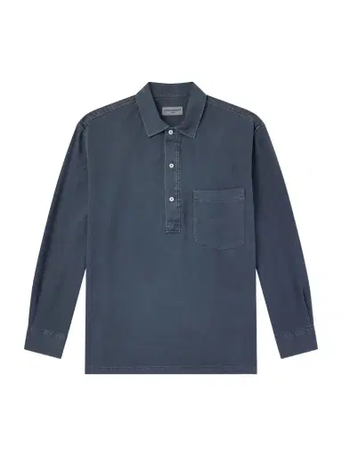 OFFICINE GÉNÉRALE Jordy Cotton-Twill Polo Shirt - Men | Thumbnail 1 OFFICINE GÉNÉRALE Jordy Cotton-Twill Polo Shirt - Men | Thumbnail 1