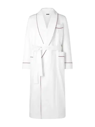Tom Ford Piped Silk Robe - Men | Thumbnail 1 Tom Ford Piped Silk Robe - Men | Thumbnail 1