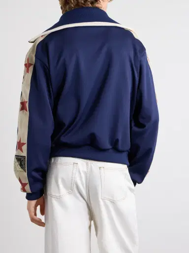 KAPITAL Jersey Zip-Up Sweatshirt - Men | Thumbnail 4