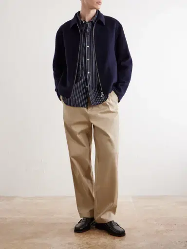 OFFICINE GÉNÉRALE Mazir Wool Bomber Jacket - Men | Thumbnail 2