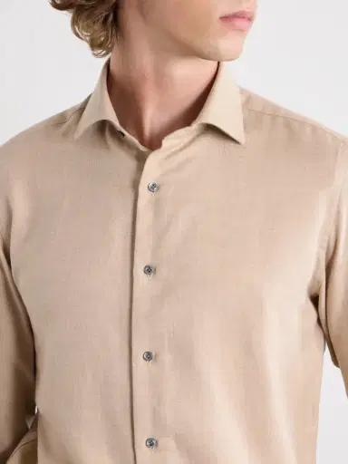 Caruso Cotton and Cashmere-Blend Shirt - Men | Thumbnail 5