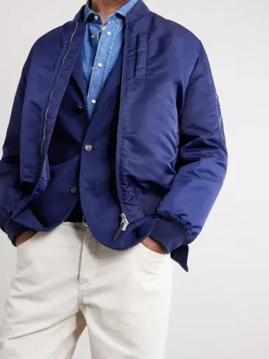 Brunello Cucinelli Padded Shell Bomber Jacket - Men | Thumbnail 5