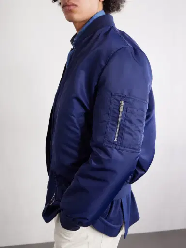 Brunello Cucinelli Padded Shell Bomber Jacket - Men | Thumbnail 6
