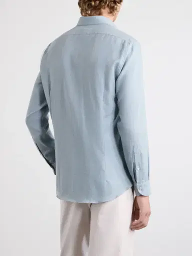 Caruso Cotton and Cashmere-Blend Shirt - Men | Thumbnail 4