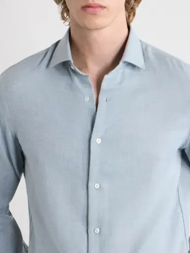 Caruso Cotton and Cashmere-Blend Shirt - Men | Thumbnail 5