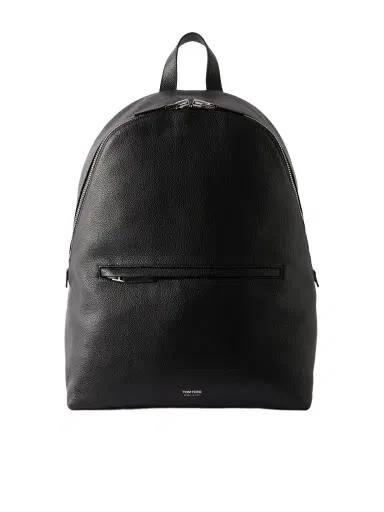 Tom Ford Full-Grain Leather Backpack - Men | Thumbnail 1