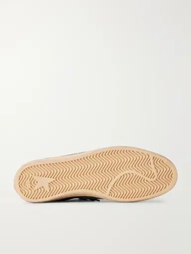 Golden Goose Ball Star Distressed Leather-Trimmed Suede Sneakers - Men | Thumbnail 3