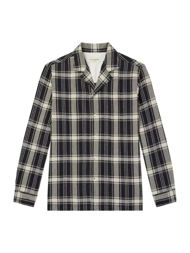 Eren Camp-Collar Checked Cotton-Blend Shirt - Men
